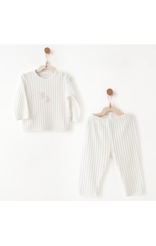 Andywawa Kız Bebek Takım 2 Parça Set Anw-ac26511 Ekru Andywawa Kız Bebek Takım 2 Parça Set Anw-ac26511 Ekru