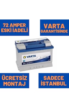 12V 74 Ah E11 74 Amper Varta Akü 680 Blue Dynamic 12V 74 Ah E11 74 Amper Varta Akü 680 Blue Dynamic