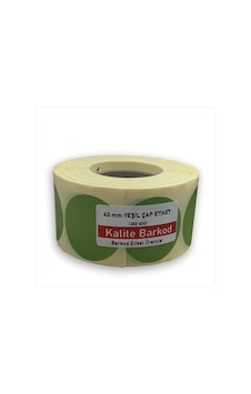 40 mm Yuvarlak yapışkanlı Etiket | Yeşil Renkli Yapışkanlı Etiket 40 mm Yuvarlak yapışkanlı Etiket | Yeşil Renkli Yapışkanlı Etiket