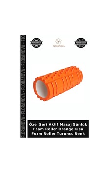 Özel Seri Aktif Masaj Günlük Foam Roller Orange Kısa Foam Roller Turuncu Renk Özel Seri Aktif Masaj Günlük Foam Roller Orange Kısa Foam Roller Turuncu Renk