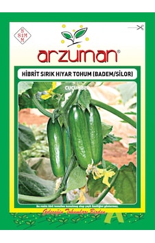 Arzuman Hibrit Sırık Badem Silor Salatalık Hıyar Tohumu 10 Adet Arzuman Hibrit Sırık Badem Silor Salatalık Hıyar Tohumu 10 Adet