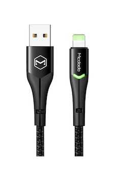 Mcdodo CA-7840 Led Işıklı Lightning Apple iPhone Uyumlu Data-Şarj Kablosu Siyah Mcdodo CA-7840 Led Işıklı Lightning Apple iPhone Uyumlu Data-Şarj Kablosu Siyah