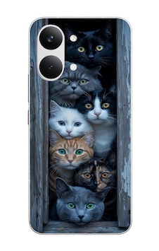 Poco X8 Pro Max Uyumlu Yavru Kediler Baskılı Silikon Kılıf Renkli Poco X8 Pro Max Uyumlu Yavru Kediler Baskılı Silikon Kılıf Renkli