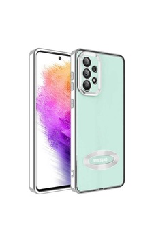 Galaxy A33 5g Kılıf Kamera Korumalı Logo Gösteren Zore Omega Kapak Gümüş Galaxy A33 5g Kılıf Kamera Korumalı Logo Gösteren Zore Omega Kapak Gümüş