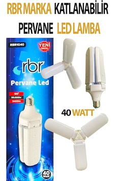 Pervane Katlanabilir Ledli Beyaz Işık Aydınlatma 40 Watt Lamba 3400 Lümen Pervane Katlanabilir Ledli Beyaz Işık Aydınlatma 40 Watt Lamba 3400 Lümen