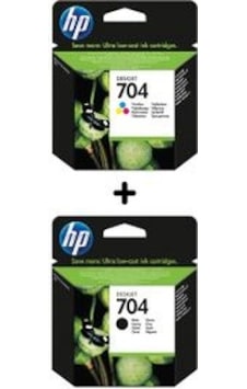 Hp 704 Kartuş Seti Renkli Siyah Hp 704 Kartuş Seti Renkli Siyah