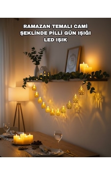Ramazan - 520 - Bayram Süslemesi İçin Led Işık Cami Figürlü - Csmo-tex - Dekoratif Tasarım Düzenli Ramazan - 520 - Bayram Süslemesi İçin Led Işık Cami Figürlü - Csmo-tex - Dekoratif Tasarım Düzenli