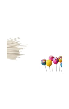 Cesil Cakepops - Lolipop Çubuğu 24lü Beyaz