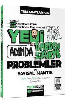 Tüm Adaylar İçin Yedi Adımda Temelden Zirveye Problemler Ve Sayısal Mantık Video Konu Anlatımlı Video Çözümlü Soru Bankası