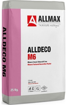 Allmax M6 Mineral Desen Dekoratif Sıva 1.5 Mm 25 Kg Allmax M6 Mineral Desen Dekoratif Sıva 1.5 Mm 25 Kg
