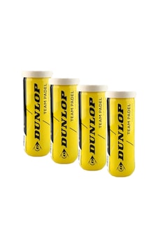 Dunlop Team Padel 3'lü 4 Kutu Padel Topu 601553 Çok Renkli