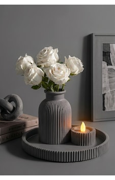 Senfoni Vazo Setsiz 12cm - Ev Ve Ofis Dekorasyonu İçin Modern Estetik Tasarım Dekoratif Setsiz Sadece Vazo Gümüş Senfoni Vazo Setsiz 12cm - Ev Ve Ofis Dekorasyonu İçin Modern Estetik Tasarım Dekoratif Setsiz Sadece Vazo Gümüş