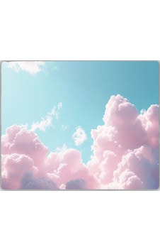 Pembe Bulut Desenli Mouse Pad 22x18 Cm Pembe Bulut Desenli Mouse Pad 22x18 Cm