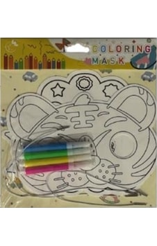 Coloring Maske Boyama Seti Mask