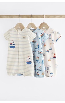 Next Baby Erkek Bebek Mavitulum 3lü Paket Çok Renkli