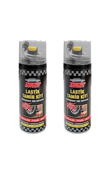 Autokit 2 Adet Lastik Tamir Köpüğü Sprey Kiti 450 Ml-acil Lastik Şişirici Autokit 2 Adet Lastik Tamir Köpüğü Sprey Kiti 450 Ml-acil Lastik Şişirici
