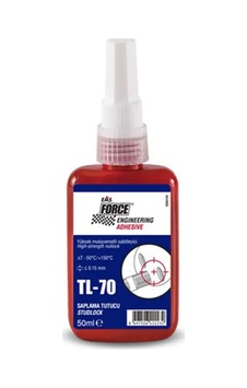 EMS FORCE TL70 Cıvata Sabitleyici (Yüksek Kuvvet) 250 ml EMS FORCE TL70 Cıvata Sabitleyici (Yüksek Kuvvet) 250 ml