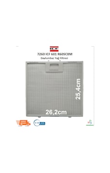 Icf Davlumbaz Yağ Filtresi / Aspiratör Metal Tel Filtre 26,2X25,4 - 423474386 Icf Davlumbaz Yağ Filtresi / Aspiratör Metal Tel Filtre 26,2X25,4 - 423474386