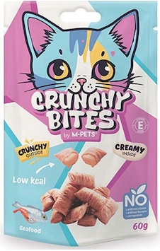 M-pets Crunchy Bites Deniz Mahsüllü Kedi Ödül Maması 60 Gr 244-30057.01 M-pets Crunchy Bites Deniz Mahsüllü Kedi Ödül Maması 60 Gr 244-30057.01