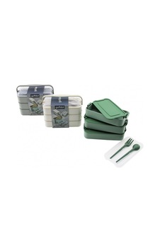 Beslenme Kutusu 3 Katlı X 420ml - Çatal - Kaşık - Tekli Taşıma Kulp Renkli Plastik 5324 Çok Renkli Beslenme Kutusu 3 Katlı X 420ml - Çatal - Kaşık - Tekli Taşıma Kulp Renkli Plastik 5324 Çok Renkli