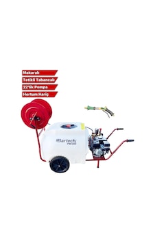 Bartech PM200 22'lik Pompa Hortumsuz Tetikli Tabanca İlaçlama Tankı 200 L Bartech PM200 22'lik Pompa Hortumsuz Tetikli Tabanca İlaçlama Tankı 200 L