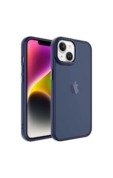 Kilifone - Apple Uyumlu iPhone 14 Plus - Kılıf Arkası Buzlu Sert Pc May Kapak - Lacivert Kilifone - Apple Uyumlu iPhone 14 Plus - Kılıf Arkası Buzlu Sert Pc May Kapak - Lacivert