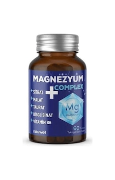 Natuwell Magnezyum Complex+ 60 Tablet Natuwell Magnezyum Complex+ 60 Tablet