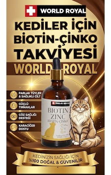 Kedi Biotin Çinko Deri Tüy Bakımı Damla Kedi Biotin Çinko Deri Tüy Bakımı Damla