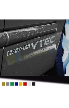 Honda Civic Vtec Dohc Yan Kapı Oto Sticker Yapıştırma 2 Adet Honda Civic Vtec Dohc Yan Kapı Oto Sticker Yapıştırma 2 Adet
