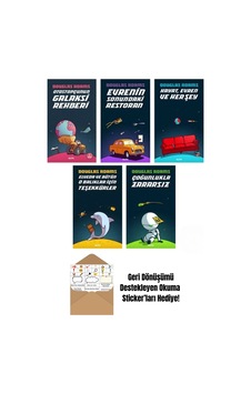Otostopçunun Galaksi Rehberi 5 Kitap Set Douglas Adams + Okuma Sticker'ları Otostopçunun Galaksi Rehberi 5 Kitap Set Douglas Adams + Okuma Sticker'ları