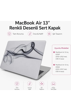 Macbook Air 13 İnç Kılıf Uyumlu A1369 A1466 Renkli Boya Desenli İnce Sert Kapak Darbe Çizilme Koruma Hard Case Mat Yüzey Gri Belirtilmemiş Macbook Air 13 İnç Kılıf Uyumlu A1369 A1466 Renkli Boya Desenli İnce Sert Kapak Darbe Çizilme Koruma Hard Case Mat Yüzey Gri Belirtilmemiş