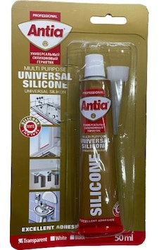 Antia Üniversal Silikon Tüp 50 Gr. Şeffaf Şeffaf