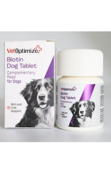 Vetoptimize Biotin Dog 75 Tablet Köpek Tüy Dökülmesini Önleyen, Parlaklık Veren Deri Ve Tüy Bakım Vitamini