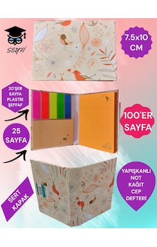 Yapışkanlı Not Kağıdı Cep Defteri Model Post-it Defteri Yapışkanlı Kağıt Seti Kuş Yapışkanlı Not Kağıdı Cep Defteri Model Post-it Defteri Yapışkanlı Kağıt Seti Kuş