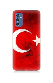 Samsung Galaxy M52 Uyumlu Türk Bayrağı Desenli Silikon Kılıf Samsung Galaxy M52 Uyumlu Türk Bayrağı Desenli Silikon Kılıf