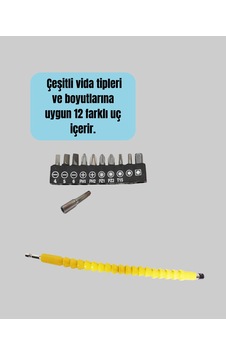 Hmngoxx 12 Li Akrobat Bits Vidalama Seti Esnek Uç Çok Yönlü Kullanım Yeni Nesil Tkndhmngoxx Hmngoxx 12 Li Akrobat Bits Vidalama Seti Esnek Uç Çok Yönlü Kullanım Yeni Nesil Tkndhmngoxx