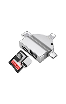Sh Powermaster Pm-39093 Usb A Usb C Lightning 3'ü 1 Arada Sd Microsd Otg Kart Okuyucu Najmaddin Sh Powermaster Pm-39093 Usb A Usb C Lightning 3'ü 1 Arada Sd Microsd Otg Kart Okuyucu Najmaddin