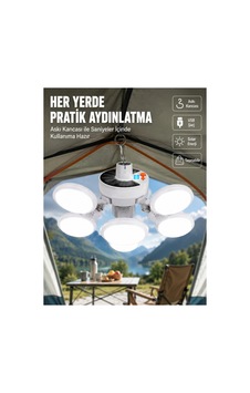 Usb Ve Solar Şarjlı Katlanabilir 5 Taraflı Led Lamba Çok Rnekli Usb Ve Solar Şarjlı Katlanabilir 5 Taraflı Led Lamba Çok Rnekli