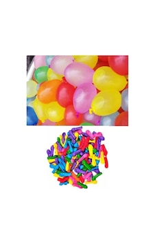 Kikajoy Su Balonu Çok Küçük Balon 500lü Çok Renkli Kikajoy Su Balonu Çok Küçük Balon 500lü Çok Renkli