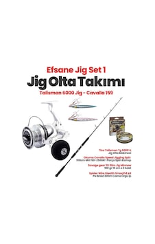 Tica Talisman Tg 6000 H Jig Olta Makinesi -okuma Cavalla 159 Cm Kamış Efsane Jig Set-1 Tica Talisman Tg 6000 H Jig Olta Makinesi -okuma Cavalla 159 Cm Kamış Efsane Jig Set-1