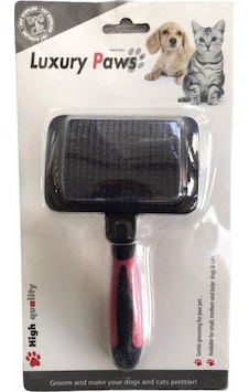 Luxury Paws Plastik Sap Otomatik Temizleyicili Köpek Fırçası M Boy Luxury Paws Plastik Sap Otomatik Temizleyicili Köpek Fırçası M Boy