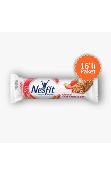 Nestle Nesfit Çilekli Bar 16 x 24 G Nestle Nesfit Çilekli Bar 16 x 24 G
