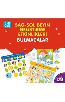Bulmacalar 5 - 8 Yaş Mor Kelebek: Sağ - Sol Beyin Geliştirme Etkinlikleri- Halk Kitabevi Bulmacalar 5 - 8 Yaş Mor Kelebek: Sağ - Sol Beyin Geliştirme Etkinlikleri- Halk Kitabevi