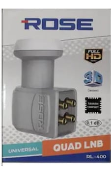Rose Dörtlü Quad Dört Çıkışlı Lnb Rose Dörtlü Quad Dört Çıkışlı Lnb