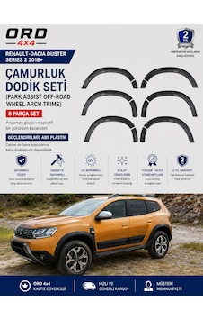 Renault Dacia Duster Serıes 2 2018+ Çamurluk Dodik Seti Renault Dacia Duster Serıes 2 2018+ Çamurluk Dodik Seti