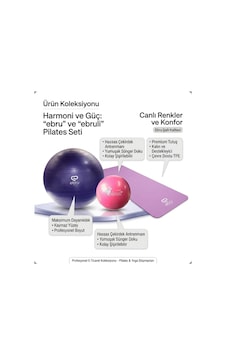 Şallı Pilates Matı 8 Mm - Mor+ Ebru Pilates Topu 20 Cm Mor +ebru 65cm Mor Pilates Topu Mor Şallı Pilates Matı 8 Mm - Mor+ Ebru Pilates Topu 20 Cm Mor +ebru 65cm Mor Pilates Topu Mor