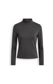 Feg Store Antrasit Uzun Kollu Yumuşak Dokunuşlu Balıkçı Yaka Kadın Body Feg Store Antrasit Uzun Kollu Yumuşak Dokunuşlu Balıkçı Yaka Kadın Body