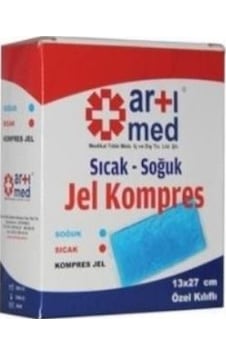 Artımed Sıcak Ve Soğuk Jel Kompres 13X27 Cm Özel Kılıflı Artımed Sıcak Ve Soğuk Jel Kompres 13X27 Cm Özel Kılıflı