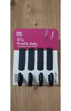 4'lü Pratik Askı Siyah 4'lü Pratik Askı Siyah