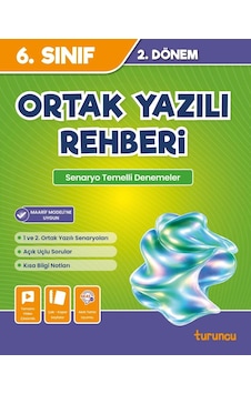 6. Sınıf Ortak Yazılı Rehberi 2.dönem 6. Sınıf Ortak Yazılı Rehberi 2.dönem